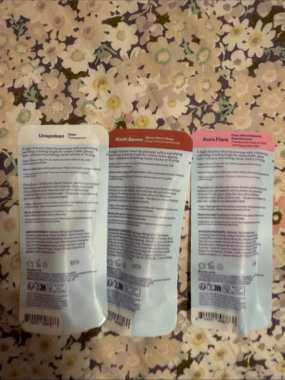Kosas Lip Pulse Trio Glosses